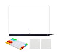 LED Drawing Board | Erasable Tablet | Acrylic Dry Erase Board Drawing Pad | Colored LED sticky note board, 13.7-inch and 10-inch illuminated acrilico dry-erasable board, LED Drawing board