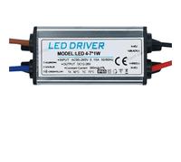 LED Driver 1-3W 4-7W 8-12W 12-18W 18-24W 25-36W AC95V-265V Power Supply 300mA Waterproof IP65 Lighting Transformer(4-7W DC12-26V)