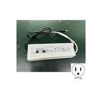 LED Driver 200W Waterproof IP67 Power Supply Transformer Adapter 90V-140V AC to 12V Low Voltage Output,US Plug