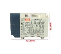 Led Driver CC MW MEAN WELL LCM-60 Dimmerabile 0/1-10V 10V PWM Resistance Corrent