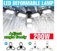 LED E27/E26 Lampadina per garage AC220V Lampada da soffitto 110V Faretto 50W 80W 100W 200W Per casa Magazzino Officina Seminterrato Illuminazione