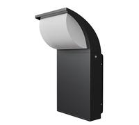 LED Esterni Alluminio Grafite IP65 Giardino H:20 CM 3000 K Wandleuchte Casa