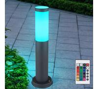 LED Esterni Piantana Cambio Colori RGB Dimmerabile Lampada Giardino Acciaio Inox [EEK: F]