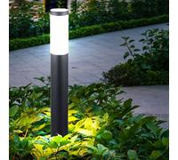 LED Esterni Piantana Lampione Säulenleuchte Giardino Luce Acciaio Inox Antracite [EEK: F]