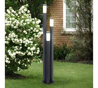 LED Esterni Supporto Lampada Acciaio Inox Antracite Giardino 3-Säulen Faretto [EEK: F]