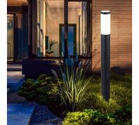 LED Esterni Supporto Lampada Antracite Illuminazione Giardino Inox Colonne Hof [EEK: F]