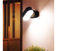 LED Esterni Zona Luce da Parete Alluminio Base Terrazzi Illuminazione Regolabile [EEK: F]