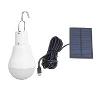 Led Esterno Con Pannello Solare,Lampadina Crepuscolare Da Esterno,Lampada Di Emergenza Impermeabile Ricaricabile Da 1,8 X 2,4 Pollici Con Gancio,Funzionante 6-10 Ore Per L'Illuminazione Domestica