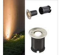 LED Esterno Incasso Lampada Terrazzi Pavimento Faretto Giardino Inox Colorabile [EEK: G]