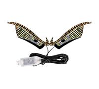 LED Eyes for Windshield 11 Modes - Waterproof LED USB Rechargeable Sign Car