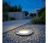 LED Faretti Incasso Alluminio IN Nichel Rotondo Ø12 CM IP67 3000 K Spot Giardino