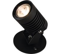 LED Faretto Lionel Nero Alluminio Esterno IP54 Balcone Giardino Luce per Esterni