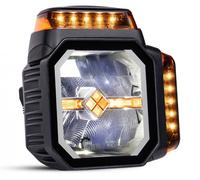 LED Fari Supplementari Con Stroboscopio E Lente Riscaldata 12/24V LAMIRO