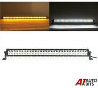 LED Faro Barra 81.3cm 180w Ambra Flash Croce DRL Luce Doppio Funzione 12-24V
