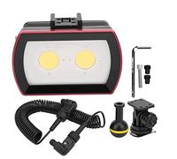 LED Fill Light Subacqueo 40M, Luce da Immersione Regolabile 7000-7500K, 3500lm, Blu e Rosso - Impermeabile, Multimodale, Adatto per Video e Camping