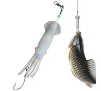 Led Fishing Esche, Esche d'acqua | LED Squid ILLUMINATI LUROS,Apparecchiatura di Brillante, Esca più lampeggiante di Cattura per gli Uomini di Acqua All'Aperto, Papà