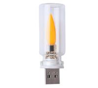 LED Flame Light - Warm Small Realistic Flame, Candle Ambient Lamp, Table | Flame Effect Lamp - Warm Lighting for Cozy Rooms | LED Illumination, Compact Candle Style, Flickering Effect, Tabletop Decor