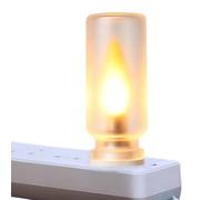 LED Flame Light - Warm Small Realistic Flame, Candle Ambient Lamp, Table | Flame Effect Lamp - Warm Lighting for Cozy Rooms | LED Illumination, Compact Candle Style, Flickering Effect, Tabletop Decor