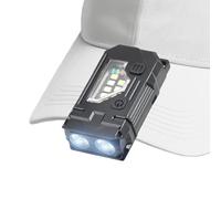 LED Flashlight - Rechargeable Clip On Pocket COB Light, 3 Brightness Levels High-Power Long-Lasting Mini Torch for Camping, Hiking, Fishing, Night Walking, Running, Outdoor Survival