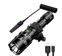 LED Flashlight Rechargeable, Waterproof Handheld Flashlights, Bright Camping Flashlight, Powerful Flashlight, Adjustable Modes Flashlight, Compact Flashlight, Rechargeable Flashlight for Outdoor