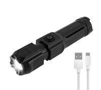 Led Flashlights - Lumen Ricaricabile Flashlight, Usb C tatical Torch | Zoomable Beam Waterproof Handheld Flashlight, For Outdoor Adventures Emergencies Dog Walking Powerful