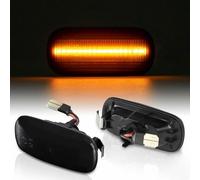 LED Freccia Laterale Adatto A per Audi A4 Tipo B6 B7 Bj 2000-2009 Nero