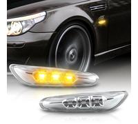 LED Freccia Laterale BMW 5er E60 E61 Luci Indicatore Laterali Vetro Trasparente