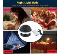 LED Galaxy proiettore luce telecomando USB Starry Night Sky Cosmos lampada