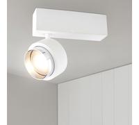 LED Gesso Coprire Lampada Bianco Salotto Ess Camera Faretti Spot Cromata Mobile