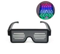 LED Glasses | USB Recharging Glasses With 10 Changeable Patterns,Halloween Neon Toys With 164 Lamp Beads, Multi-Item Party Favour Packs, New Years Party Favors For Kids And Adults