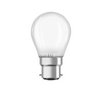 LED Golfball 45mm 4W (40W) B22d Frosted 2700K Ledvance