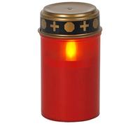 Star Trading - Luce tombale a LED Serene - 12 cm - Rossa