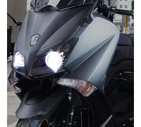 LED H11 YAMAHA TMAX 530 MOTO FULL LED FACILE MONTAGGIO, COME CAMBIARE 1 LAMPADA