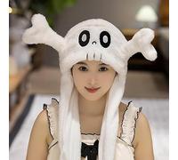 LED Halloween Cappello Orecchie Che si Muovono, Peluche Cappello con Orecchie Che Si Muovono, Luminoso Cappelli Animali Cappelli Divertenti per Bambino Adulti Halloween Costumi Festa Cosplay Regalo