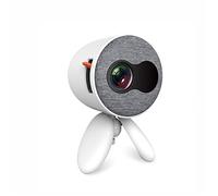 LED Home Mini Projector Supports Mobile Phone with Screen 1080P Multimedia Video Player Children's Gift (Color : YG220 White Size : 146 * 110mm) (Yg221 White 146 * 110mm)
