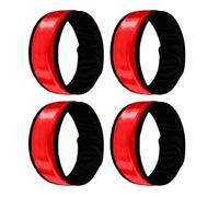 LED Horse Ankle Bands - 4 Pieces Safety Leggings, 4 Modes Animals Safety Accessories, Road, Parade, Farm, Stable, Ranch, Stall, Night Riding, Trail, Horse Safeety Gear, LED Leg Bands, Equine Visibilit