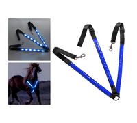 LED Horse Pettorale Collare Imbracatura Alta Visibilità Tack Light Webbing
