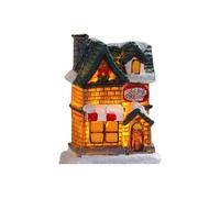 LED Illuminato Festival Casa Ornamento Per I Bambini Indoor Outdoor Decorazione Materiali Resina Cottage Accessorio Multifunzionale Festival Festa Decorazione