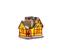 LED Illuminato Festival Casa Ornamento Per I Bambini Indoor Outdoor Decorazione Materiali Resina Cottage Accessorio Multifunzionale Festival Festa Decorazione