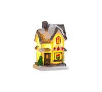 LED Illuminato Festival House Ornamento Per I Bambini Indoor Outdoor Decorazione Materiali Resina Cottage Accessorio Tutto L'anno Incandescente Decorativo Casa Pezzo