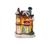 LED Illuminato Festival House Ornamento Per I Bambini Indoor Outdoor Decorazione Materiali Resina Cottage Accessorio Tutto L'anno Incandescente Decorativo Casa Pezzo