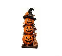 LED illuminato Jack O Lanterna Stack per Spooky House (C)