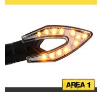 LED Indicator Piaggio MP3 300, 400, 500, ASR Sport, Business (B10)