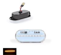 LED Indicatore Freccia VW Bora Golf 3 4 Passat 3B Polo 6N 9N Chiaro Clear D28B