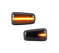 LED Indicatori Direzione Dinamici 2 Pezzi Di Indicatori Di Direzione Laterali Dinamici A LED Lampeggianti Per Citroen XM ZX Per Break Per Xsara Per Xantia Lampeggiante(Smoked Len)