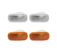 LED Indicatori Direzione Dinamici 2 Pezzi Di Indicatori Di Direzione Laterali Per Auto 34301-S5H-T02 Per Civic 2002 2003 2004 2005 Lampeggiante(Transparent)