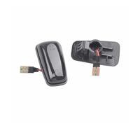 LED Indicatori Direzione Dinamici 2x Indicatori Di Direzione Dinamici A LED Luci Di Posizione Laterali Sequenziali Per Fiat Per Scudo Per Combinato 220P Per Ulysse 220 Lampeggiante(Dynamic Smoked Blac