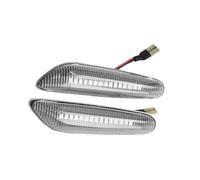 LED Indicatori Direzione Dinamici Luce Di Posizione Laterale A LED Lampeggiante Sequenziale Per BMW X3 E83 X1 E84 X5 X53 E60 E61 E46 E81 E82 E90 E92 E87 E88 Lampeggiante(Dynamic Crystal A)