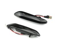 LED Indicatori Direzione Dinamici Luce Di Posizione Laterale Dinamica A LED Per Parafango Per BMW E60 E61 E90 E91 E87 E81 E83 E84 E88 E92 E93 E82 E46 Per Serie 1 3 5 X1 X3 2004-2010 Lampeggiante(Smoke