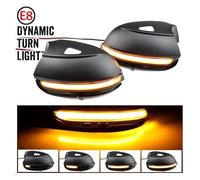 LED Indicatori Direzione Dinamici Per Per Passat B7 CC Per Scirocco Per Jetta MK6 Per EOS Indicatore Direzione Dinamico LED Specchietto Retrovisore Laterale Indicatore Ripetitrice Lampeggiante(Giallo)